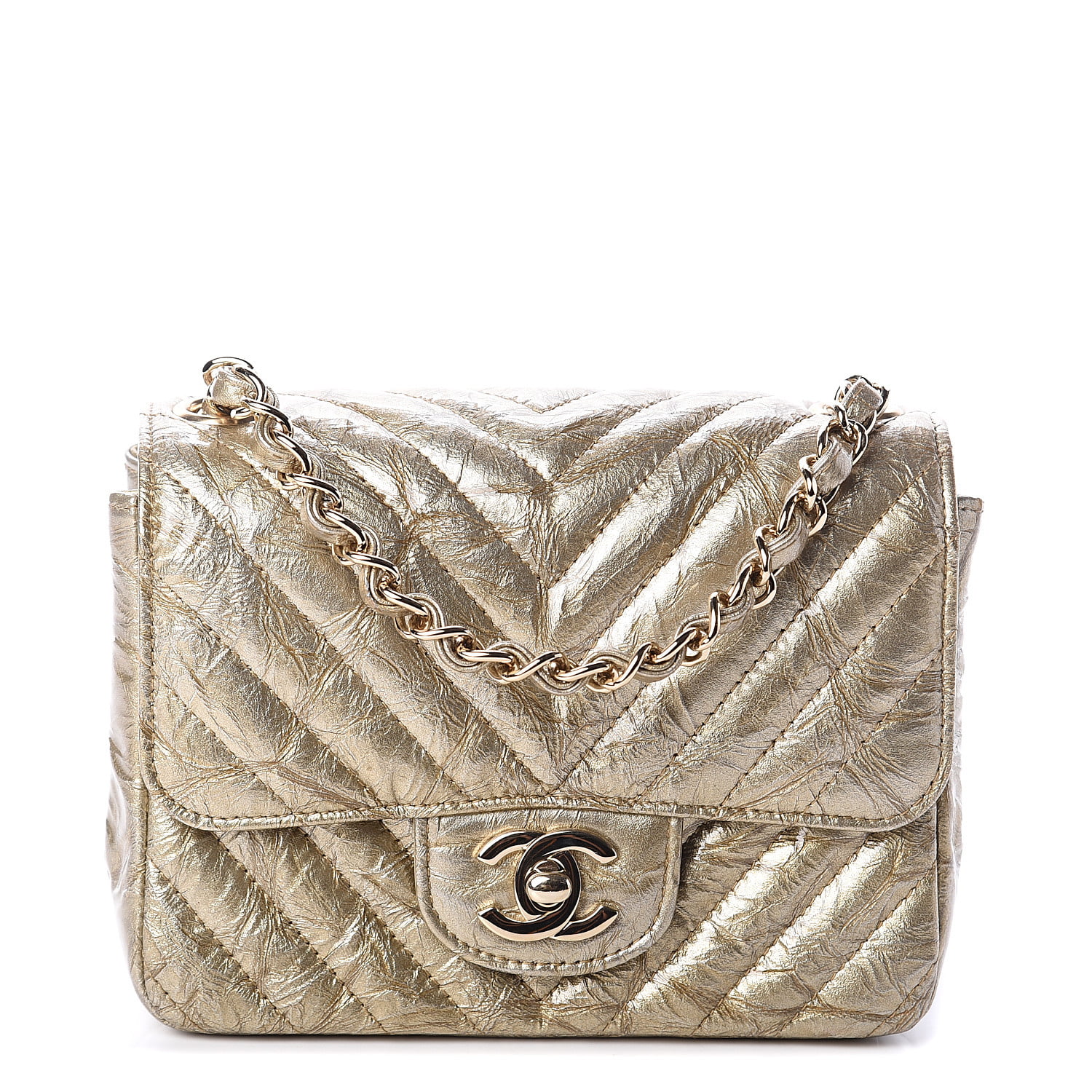 Chanel Pink Iridescent Quilted Calfskin Square Mini Classic Flap Bag –  LuxuryPromise
