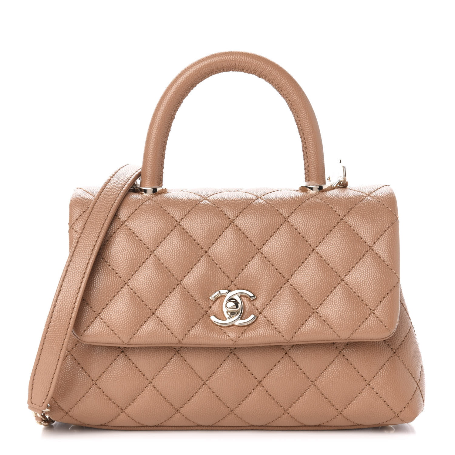 chanel mini caviar top handle bag