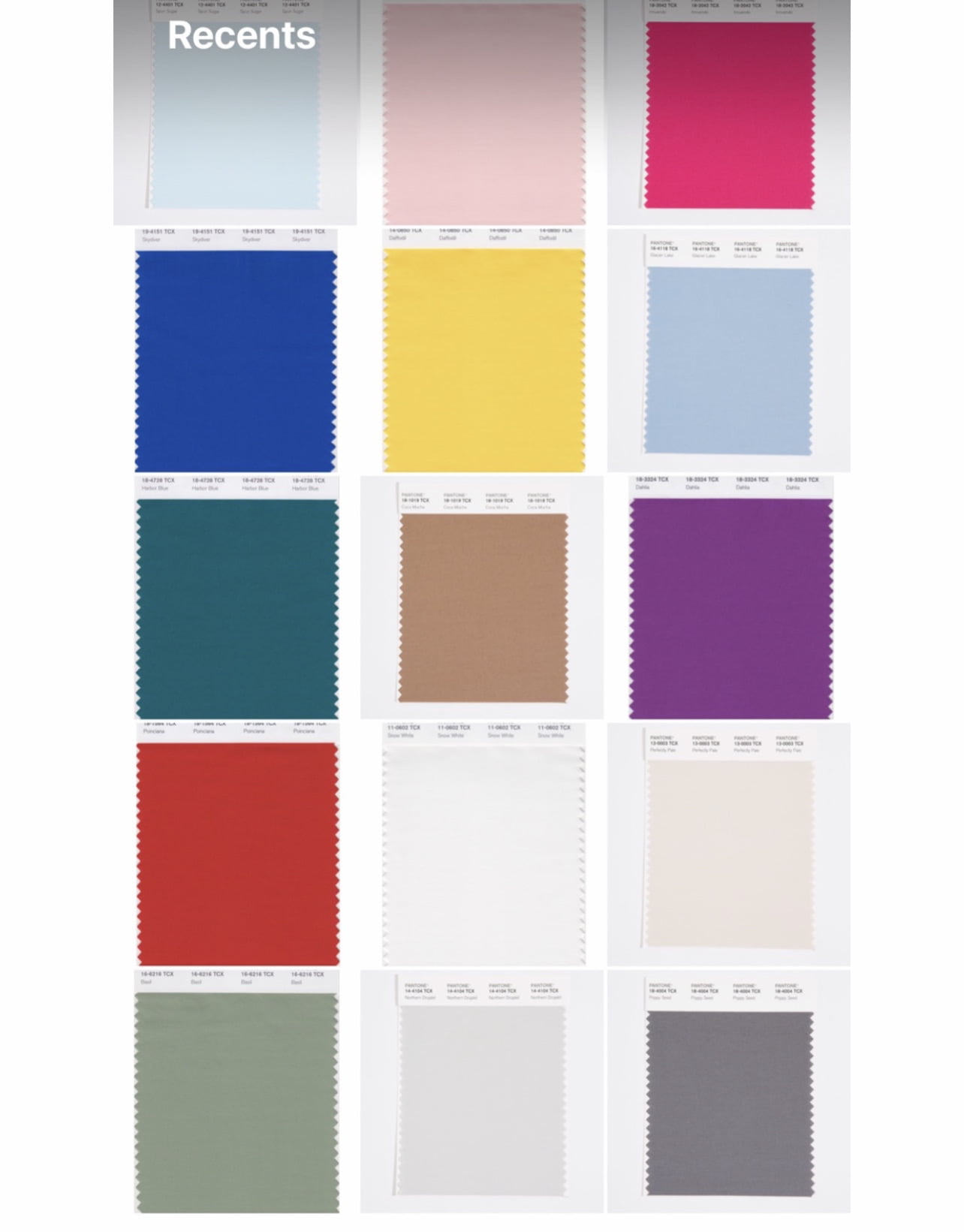 chart hermes special order colors 2022
