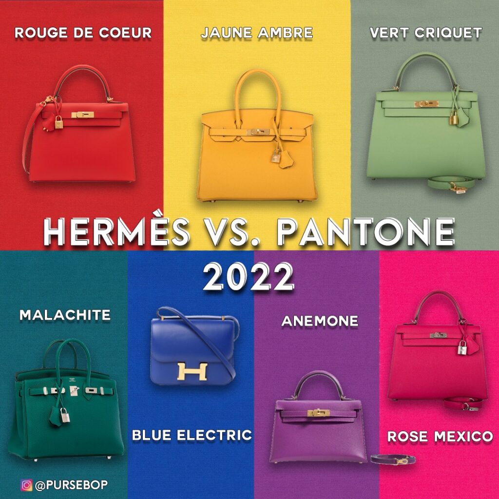 Pantone's Take on Hermès Colors 2022 PurseBop