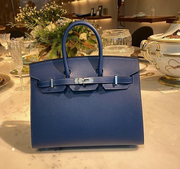 Hermès Birkin 25 Cote-A-Cote Blue Sapphire – H Fairy Bags