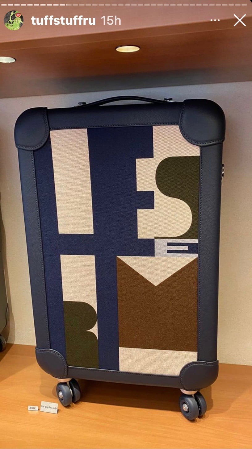 hermes luggage set