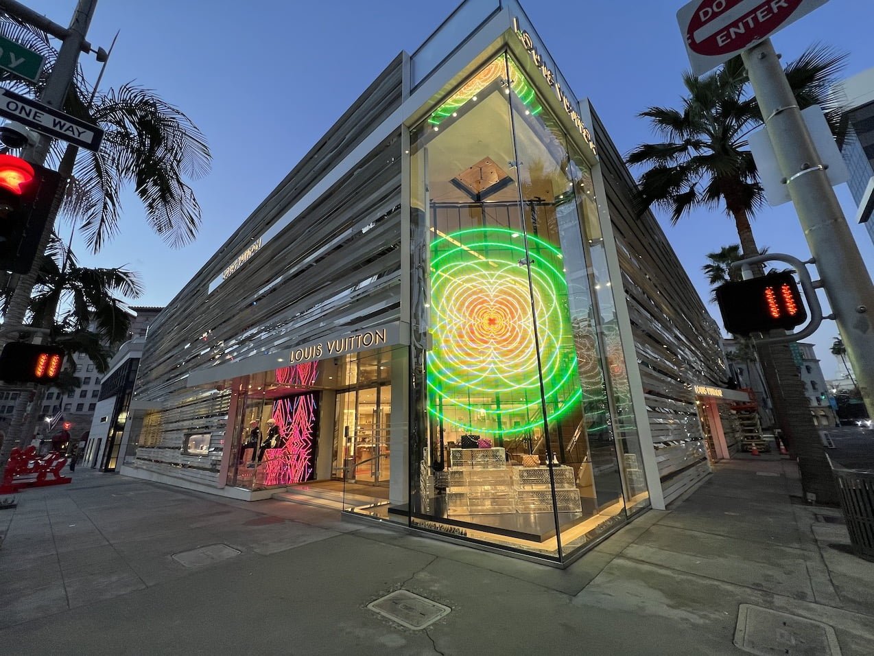 Louis Vuitton Store On Rodeo Drive Beverly Hills Stock Photo