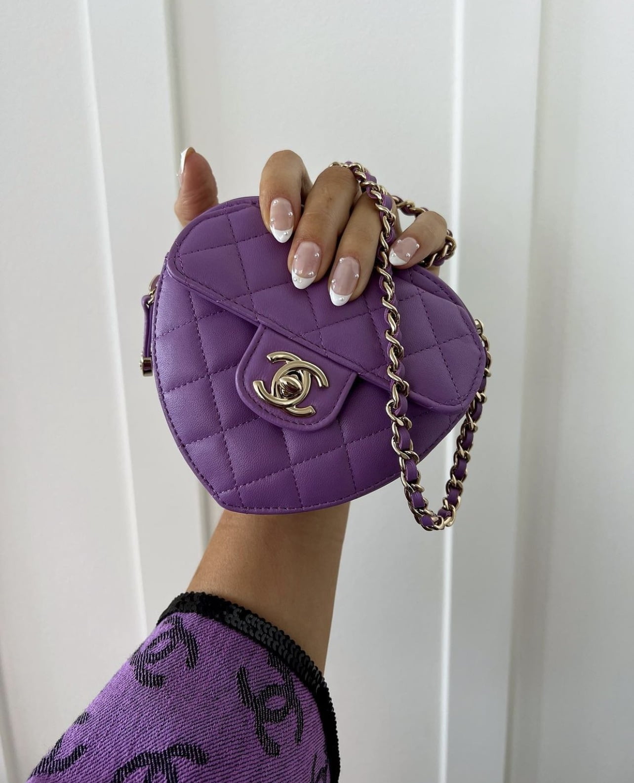 new chanel heart bag pink