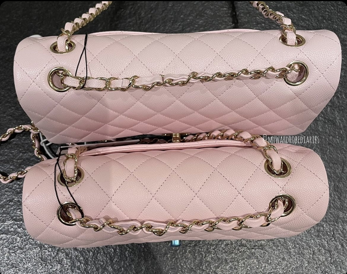 The Best Pink Chanel Bag? Comparison between the 22c Pink and