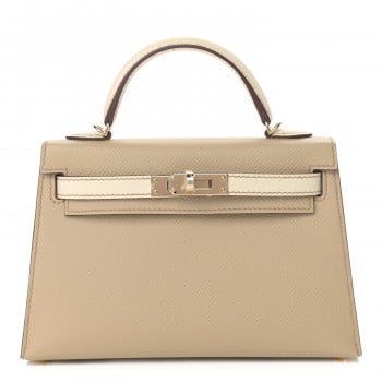 Hermes Birkin 35 Epsom Leder Anemone Hardware Palladium Tasche bag