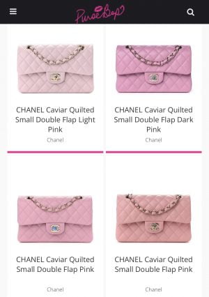 Chanel 22C Small Classic Double Flap Bag Caviar Pink LGHW (Microchip)