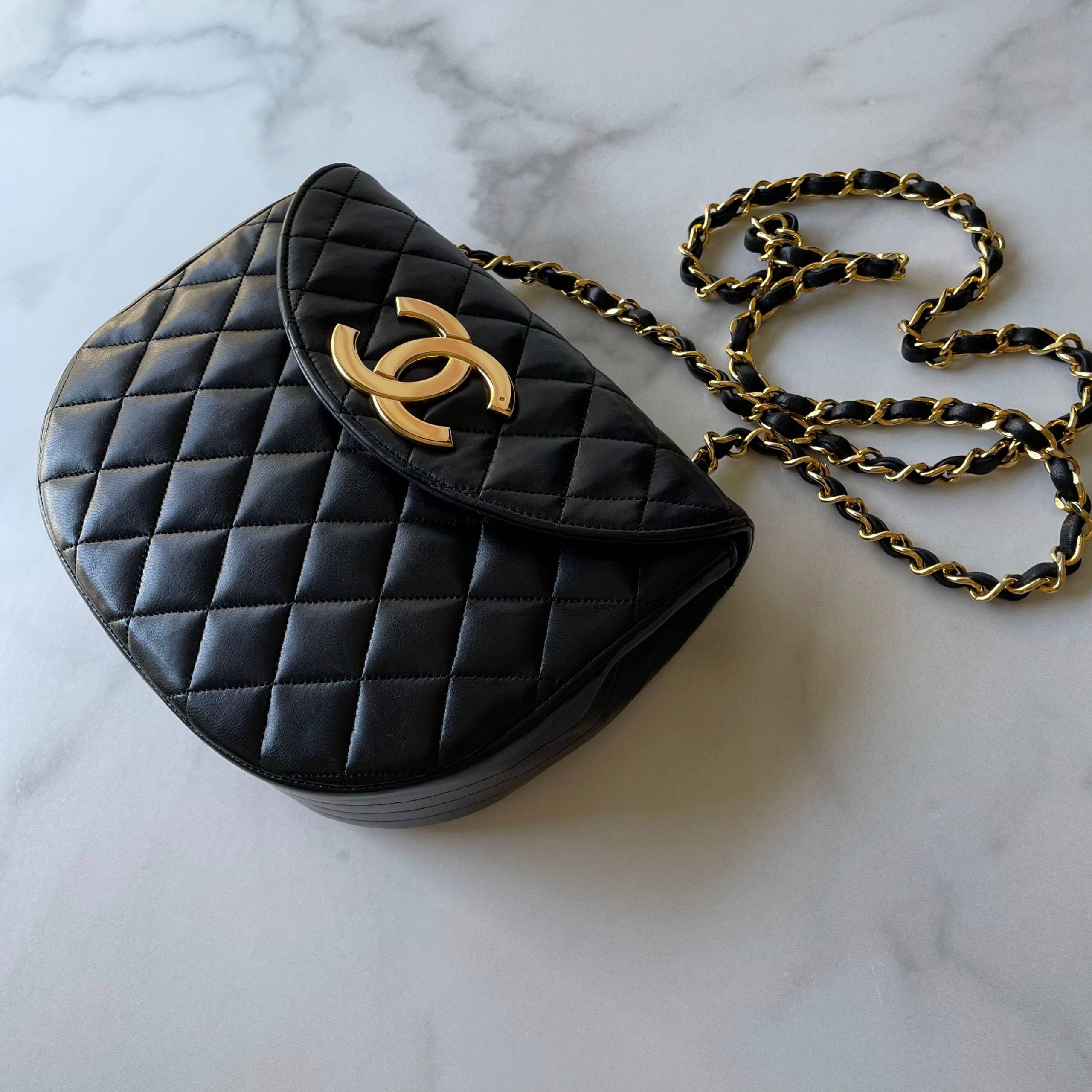 Chanel Vintage Black Timeless Classic Flap Bag 24k Gold Plated – Boutique  Patina