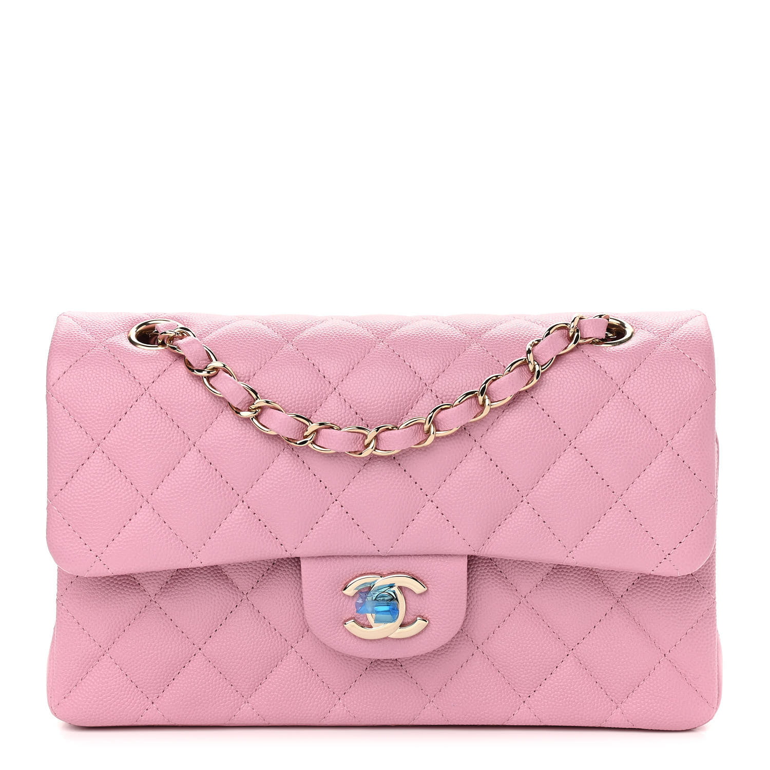 Brand New In Box Chanel 22S Pink Medium Classic Flap Bag