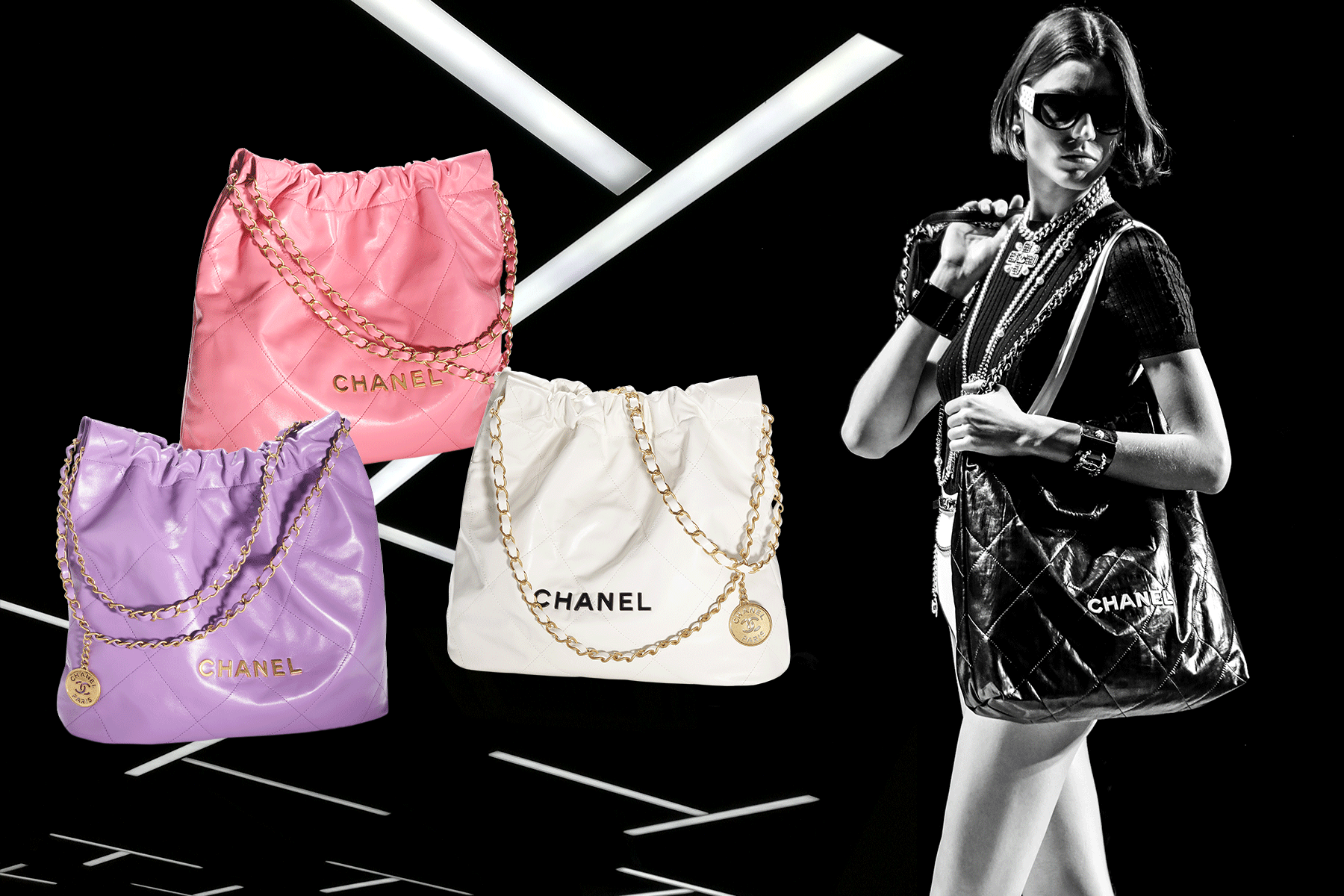 chanel classic flap bag medium new