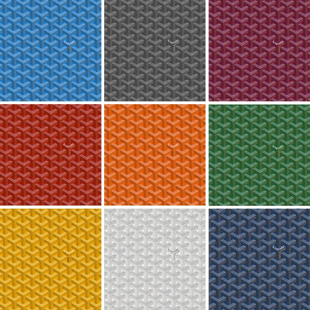 goyard belvedere colors