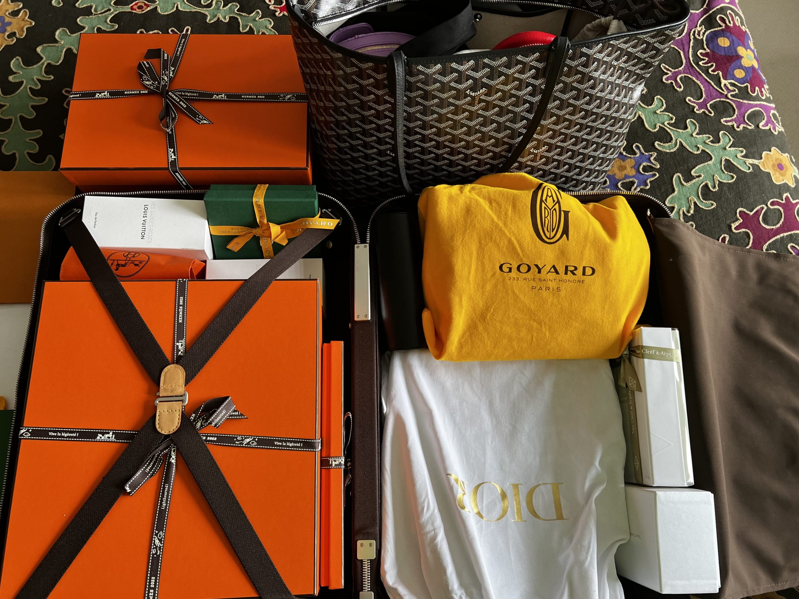 GOYARD MINI ANJOU  what's in my bag? 