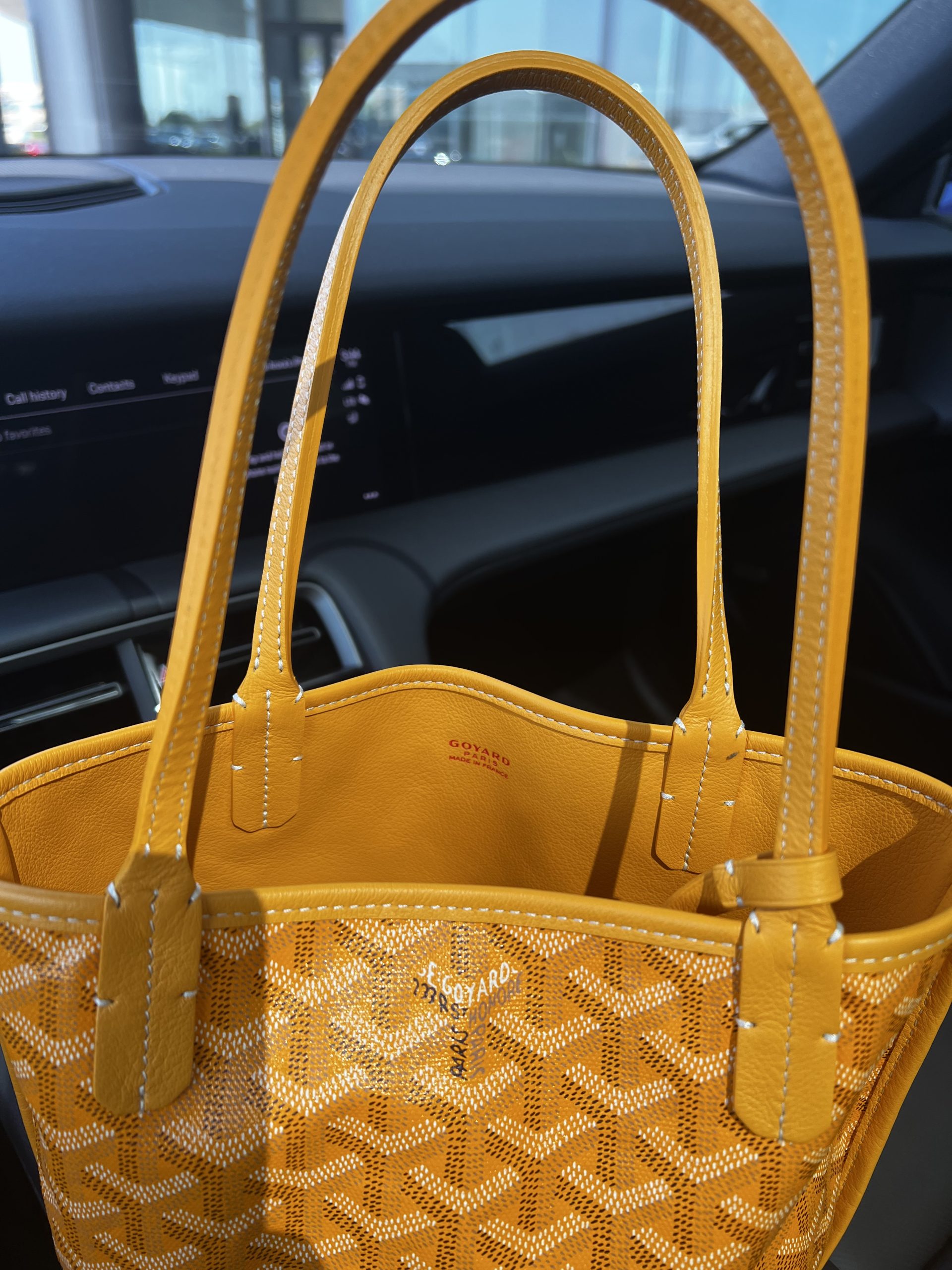 Got the Goyard Mini Anjou yesterday, so in love 😭✓ the color matches  everything☺️☺️ : r/handbags