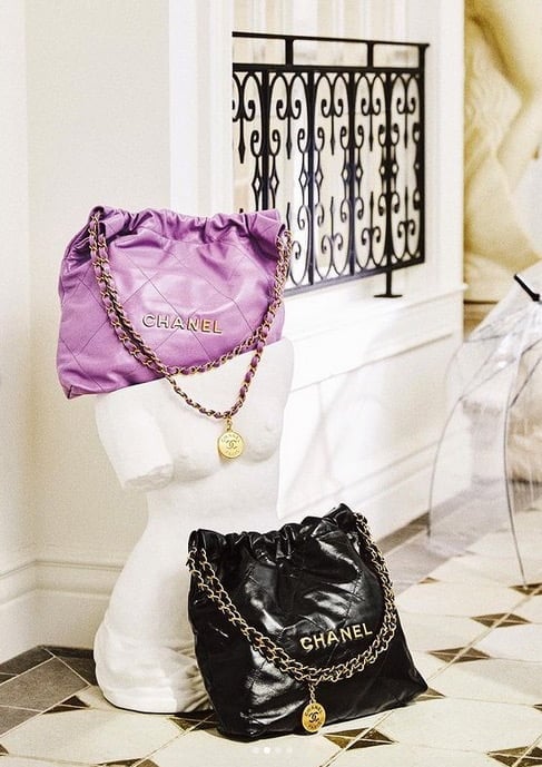 purple chanel bag 2022