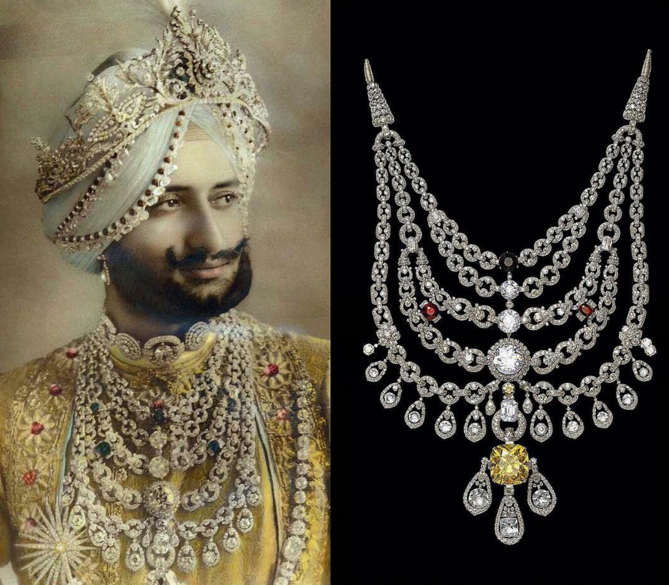 Emma Chamberlain wore Maharaja of Patiala's diamond choker to Met