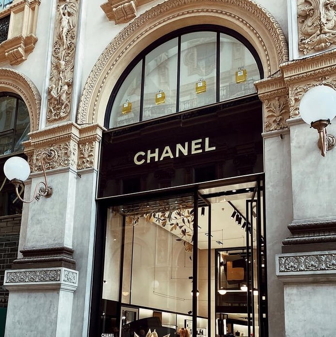 Store front of the New Chanel Boutique Opening and Charity…