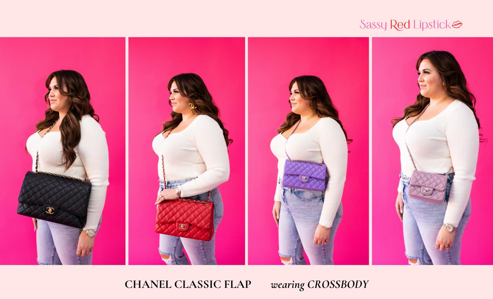 Chanel Classic Flap Size Comparison on Curves - PurseBop