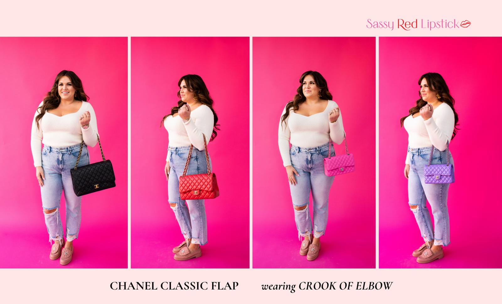 Chanel Classic Flap Size Comparison on Curves - PurseBop