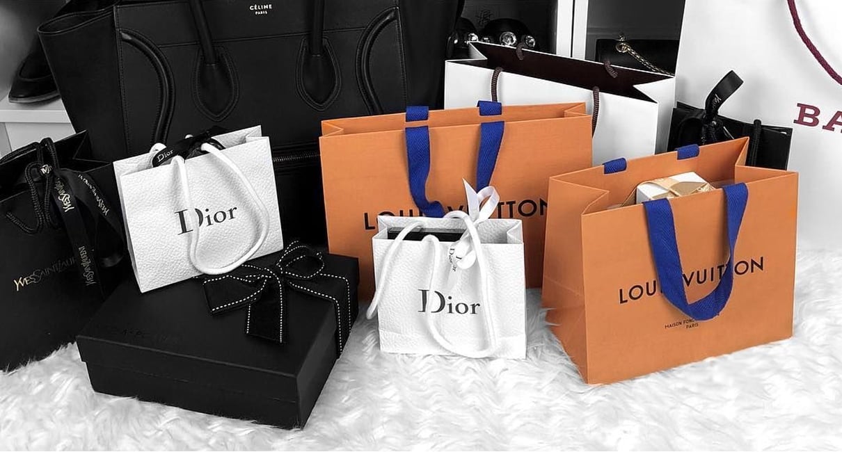 Luxury Designer Boxes & Shopping Bags Are Worth A Lot