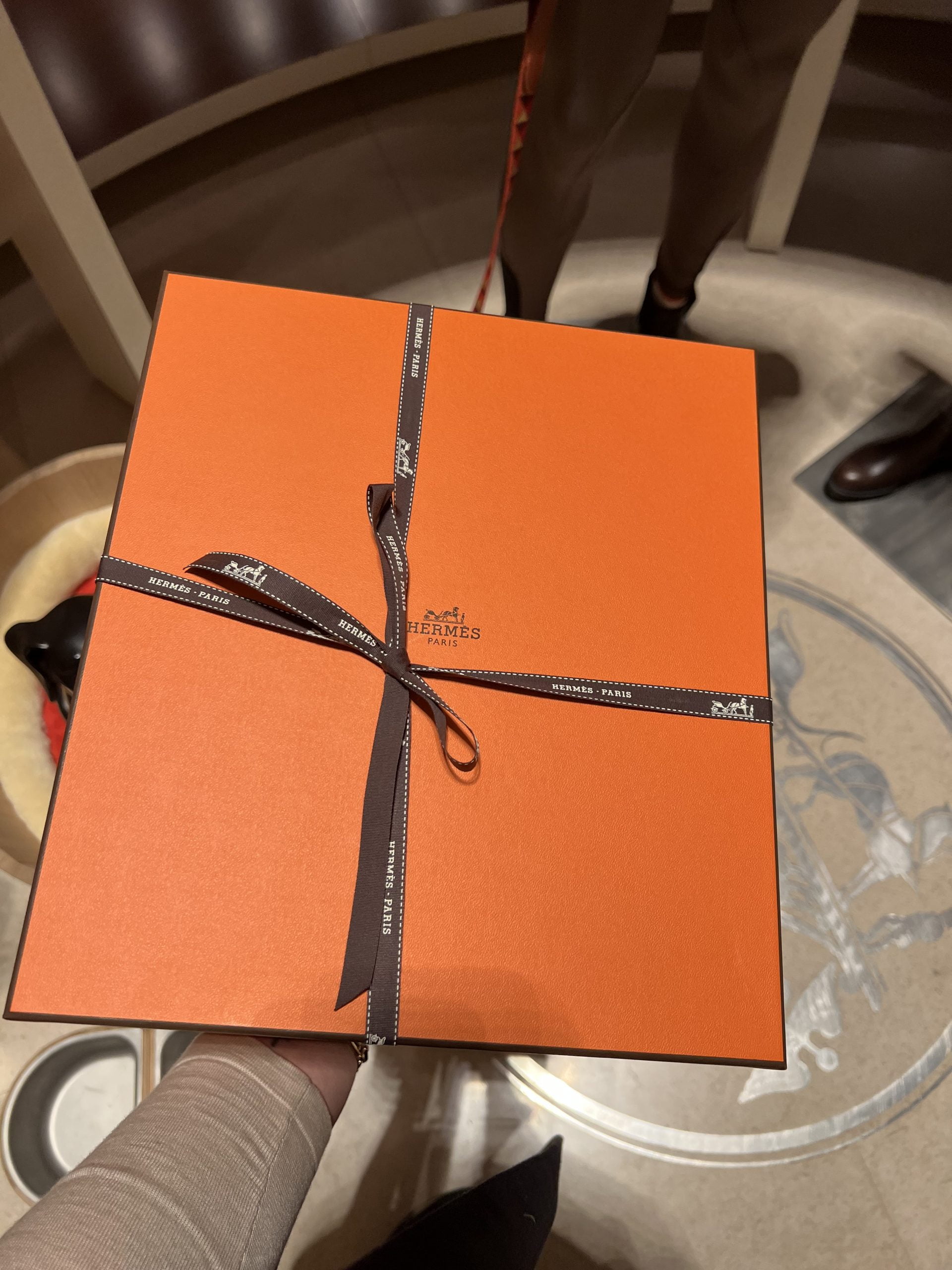 hermes orange box