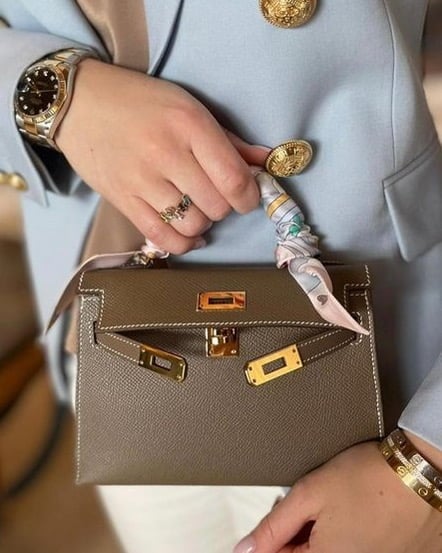 HERMES KELLY 35 RETOURNE ETOUPE COLOR CODE 18 #oneminutereview