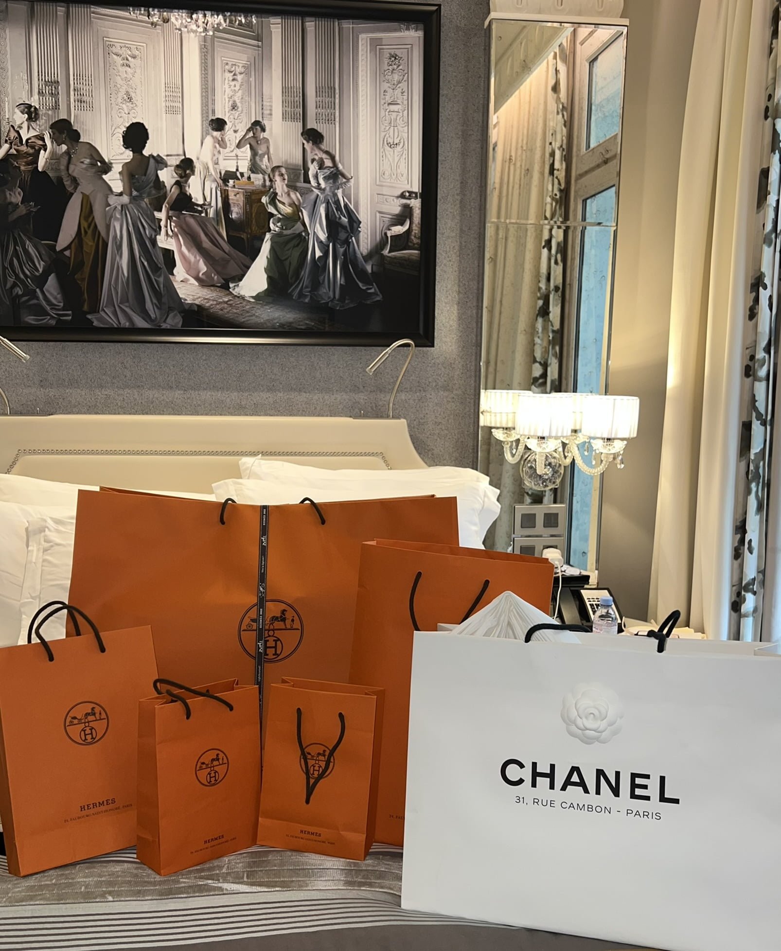 CHANEL, Other, Designer Chanel Gucci Lv Dior Shopping Bags