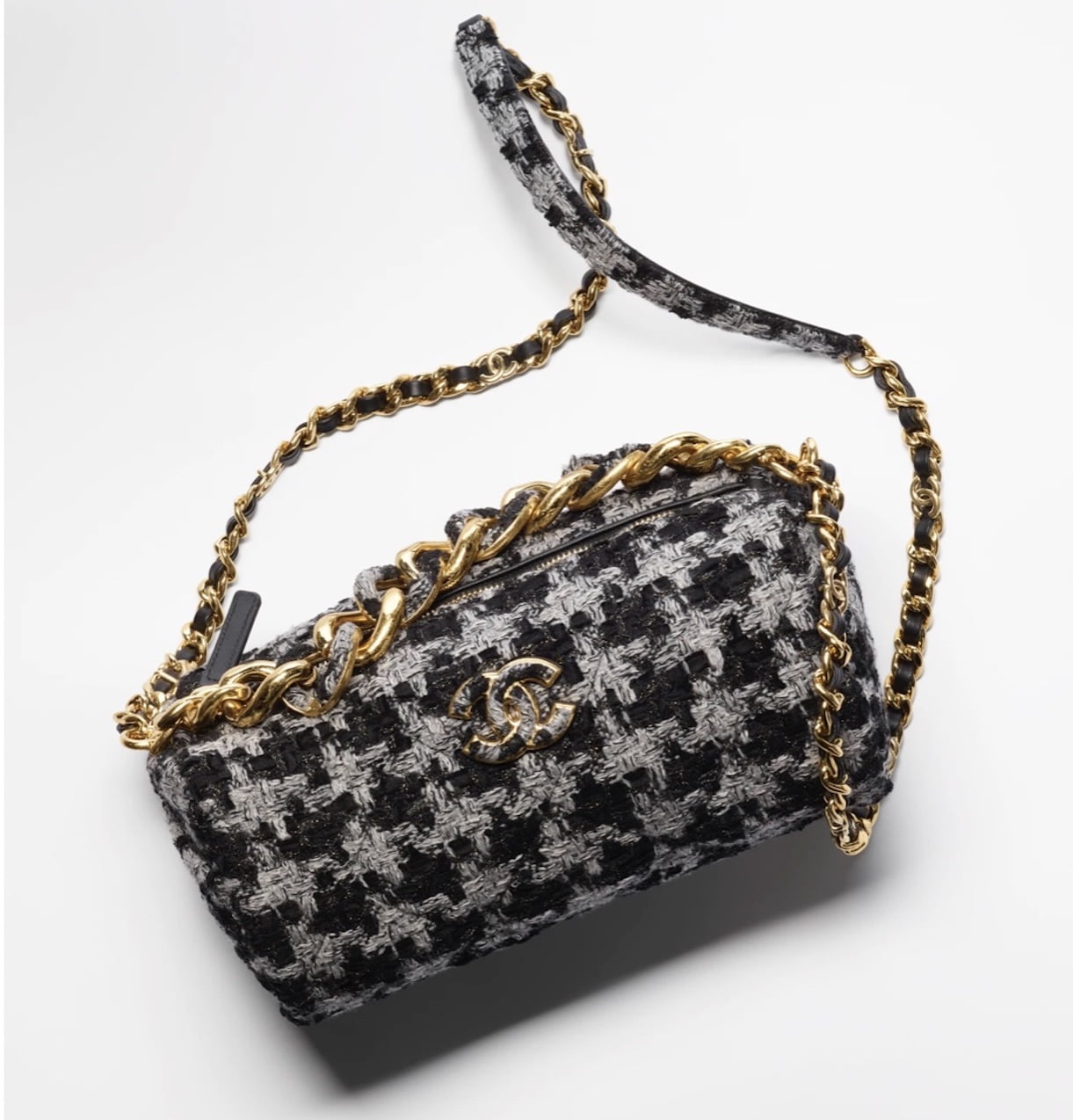 New Fall 2023 CHANEL 23B Dark Beige Mini 22 Bag Handbag Gold Hardware 💝