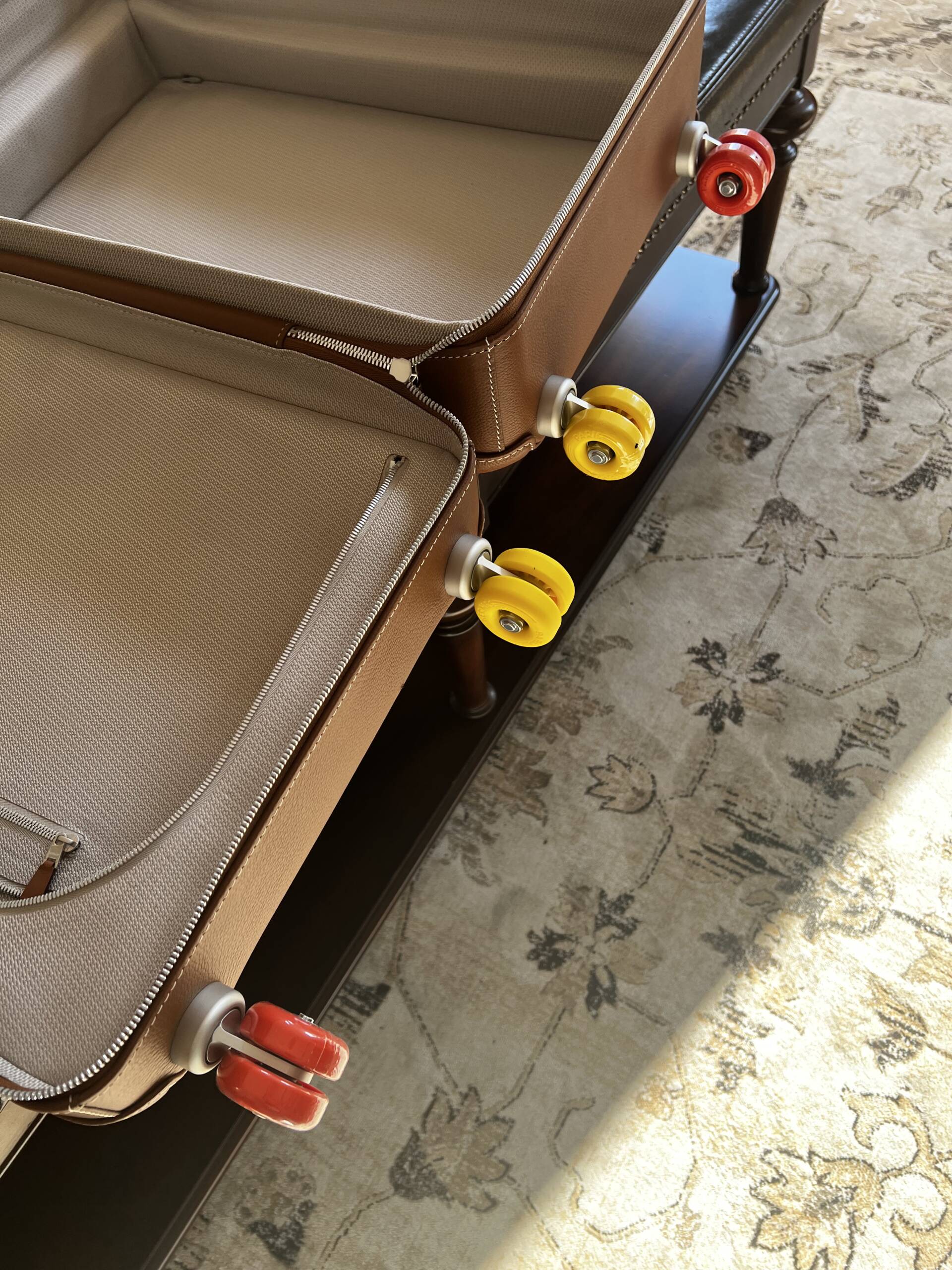 hermes luggage set