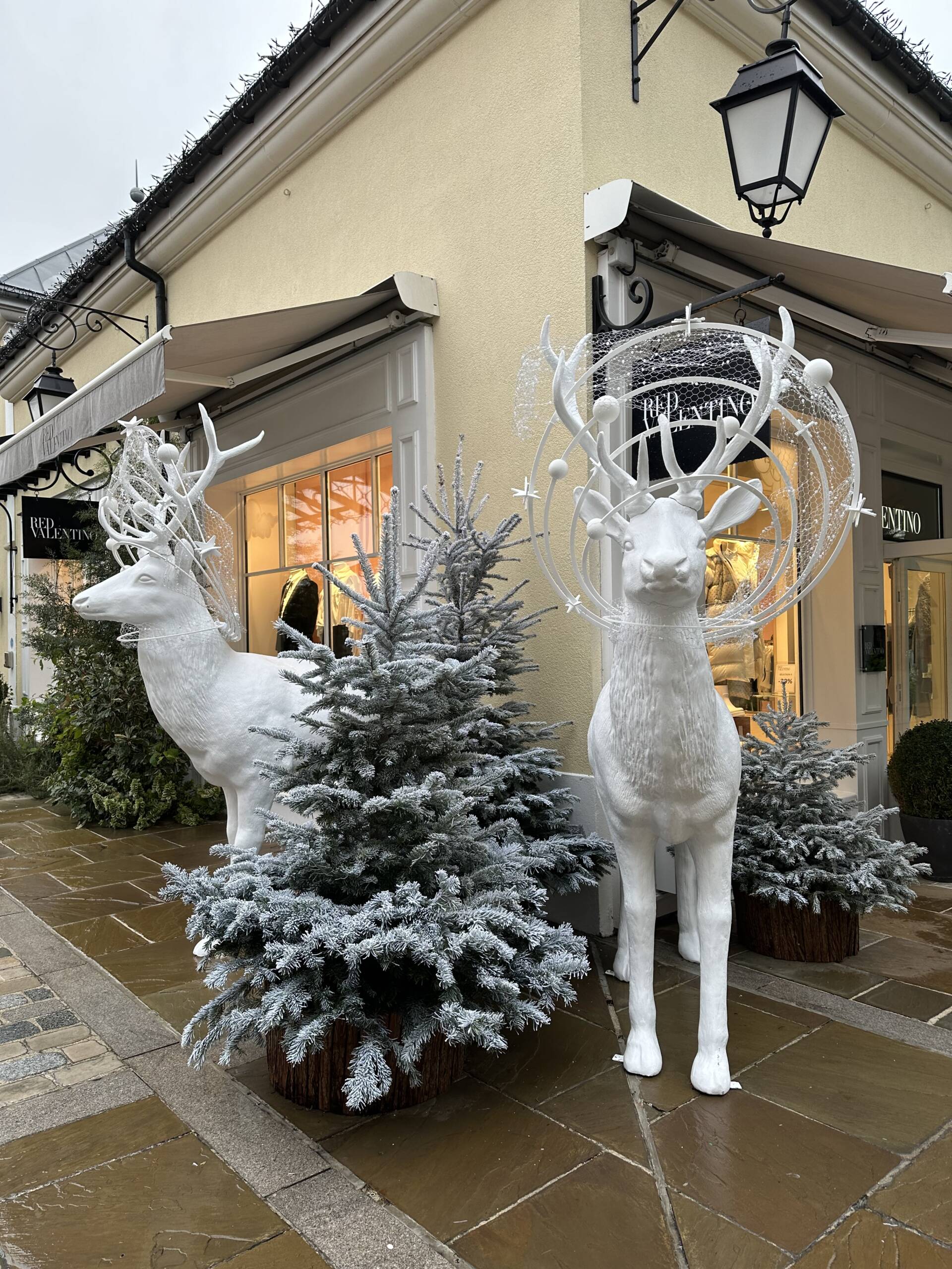 Entrance to La Vallee Village outlet mall in Paris