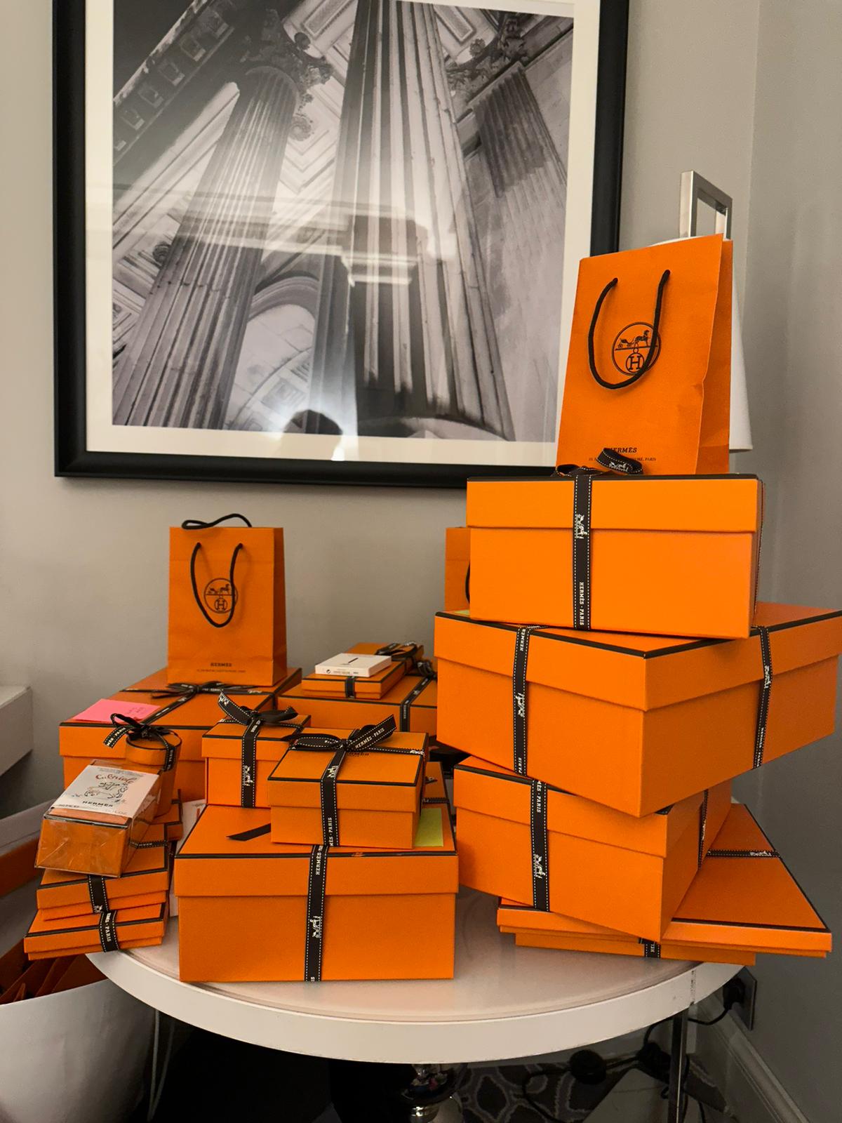 hermes orange box