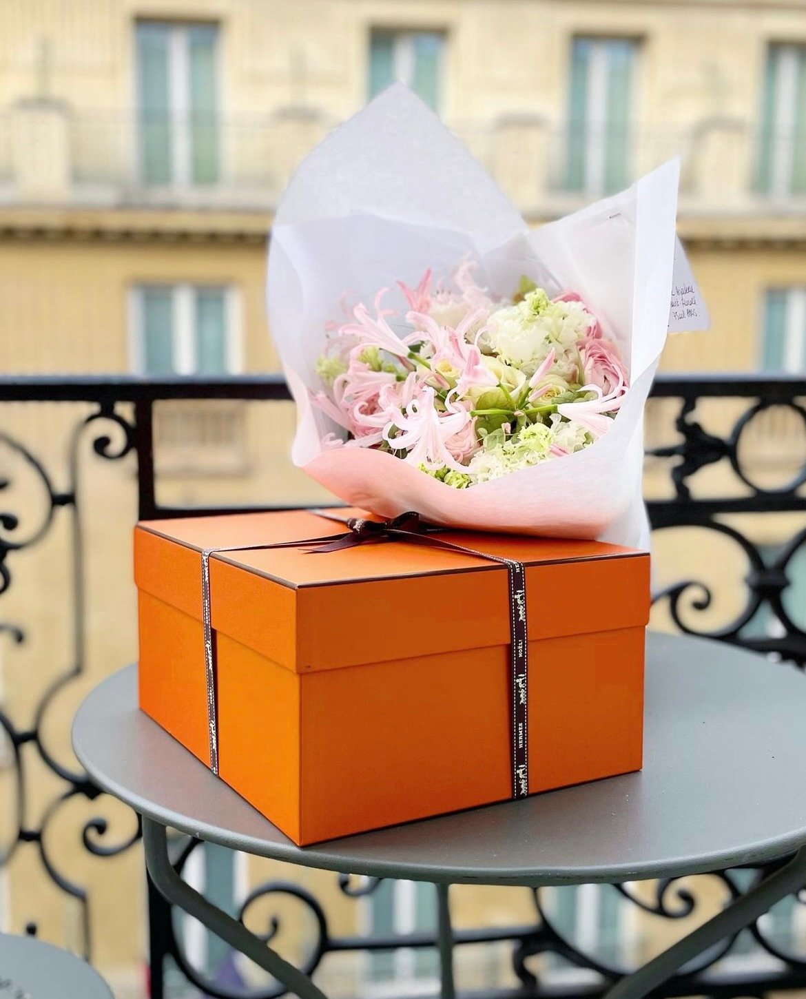Orange Hermes Bag Gift Wrapping Elegant Gift Gift for Her 
