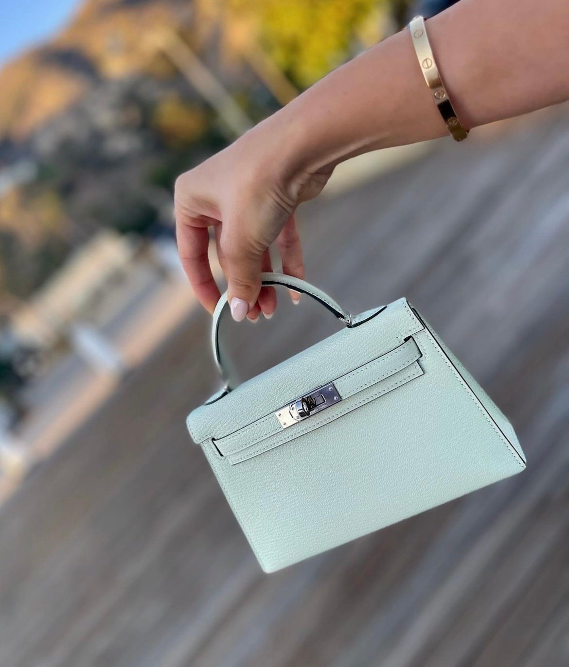 Reveal: Meet My New Hermès Mini Kelly in the Prettiest Shade of Blue