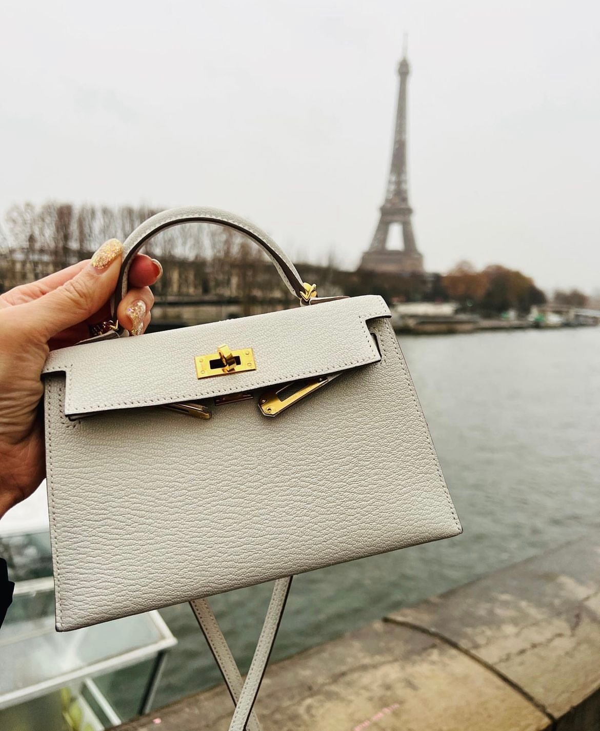 HERMES KELLY 35 RETOURNE ETOUPE COLOR CODE 18 #oneminutereview