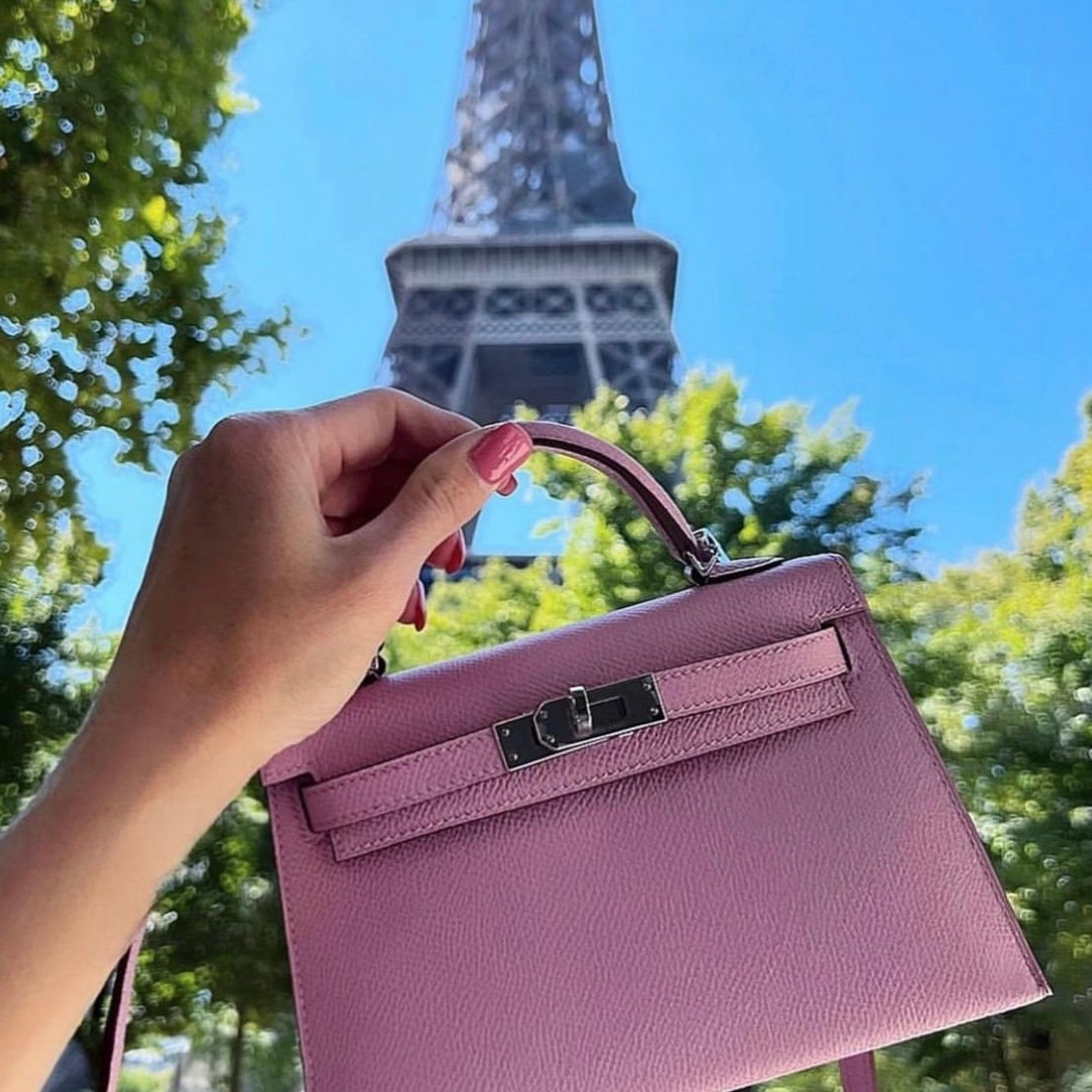 Hermès Colors That Hold Their Value | Mauve Sylvester Mini Kelly