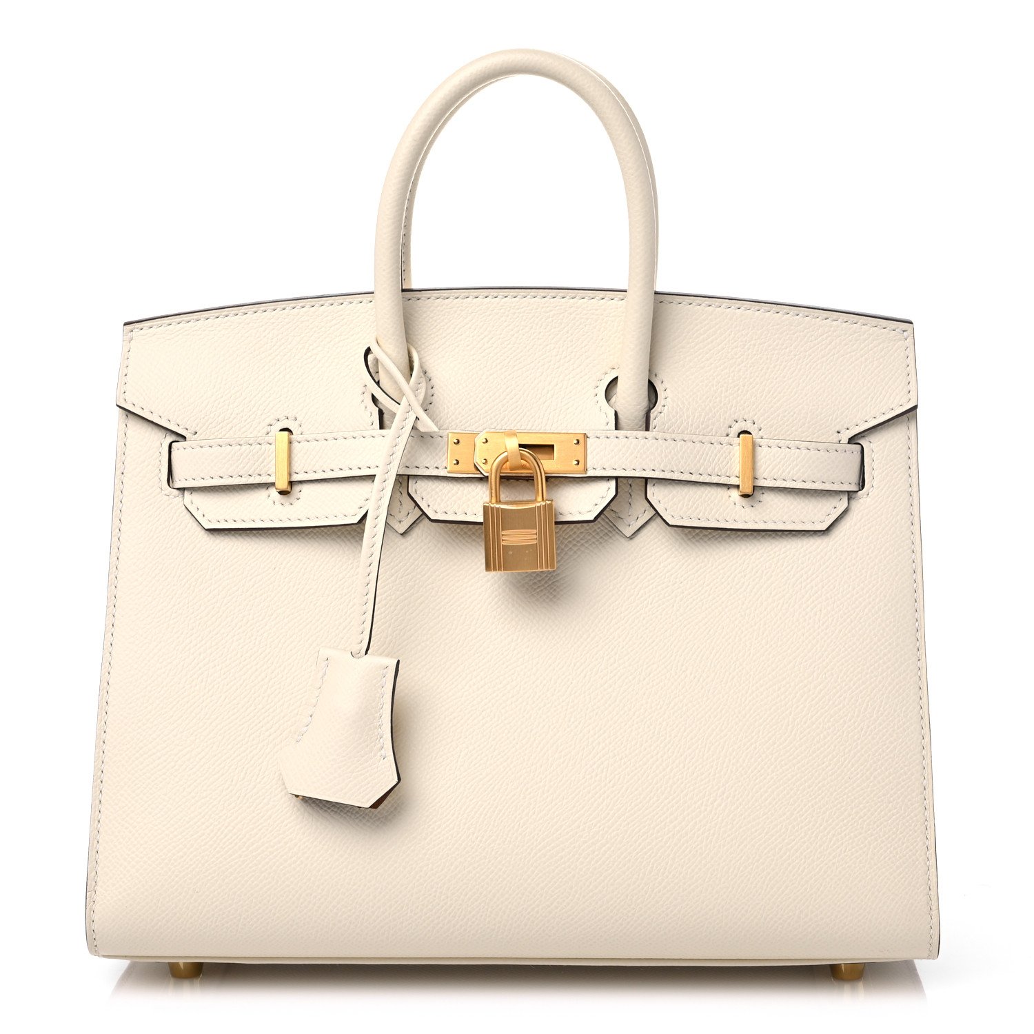 Hermes Birkin Sellier 25 Etoupe Epsom Gold Hardware