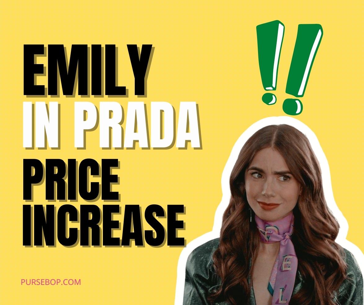 Prada bag price increase 2023 | Emily in Paris Season 3 | Handbags of Emily in Paris | Emily in Paris fashion