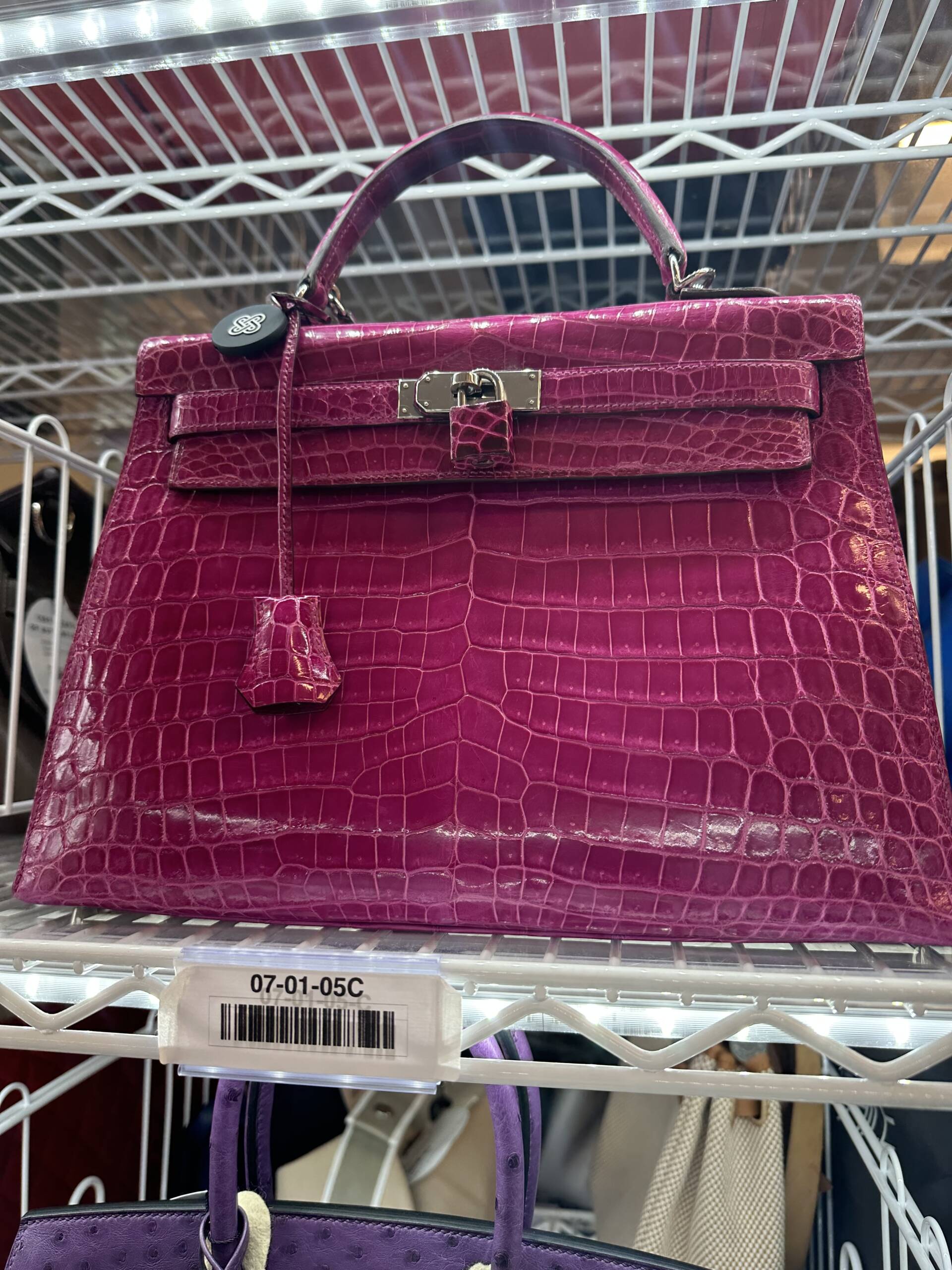 Fashionphile Luxe Love Event | Pink luxury handbags | hermes croc kelly
