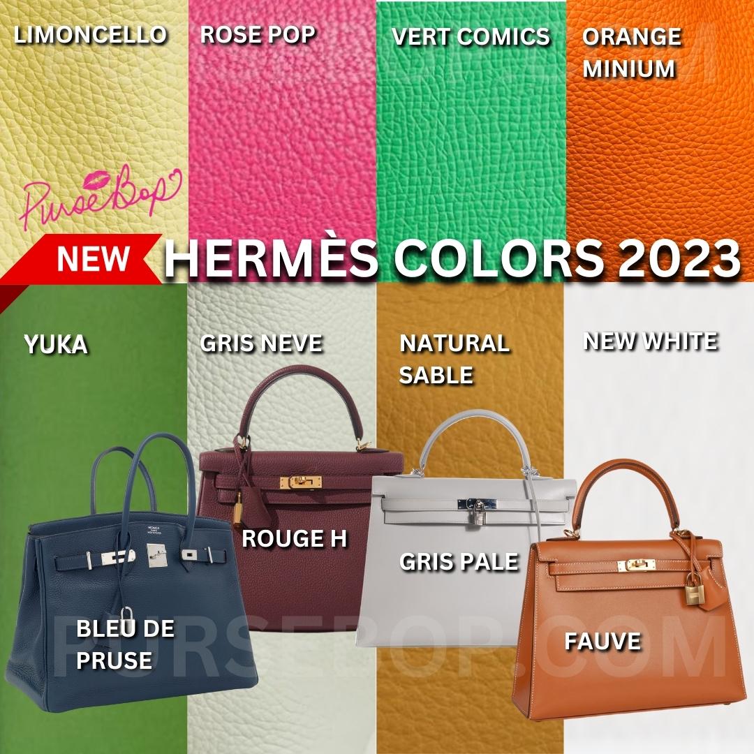 Updated New Hermès Colors 2023 - PurseBop