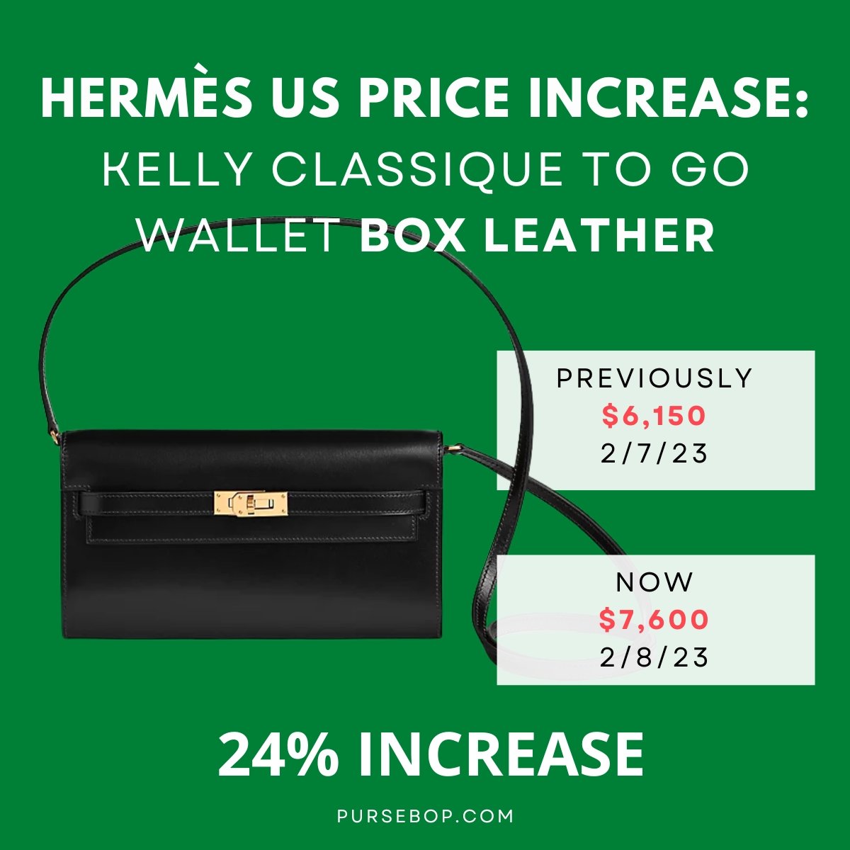 Hermès Bag Prices in 2023. Updated with the latest price increase - Luxe  Front