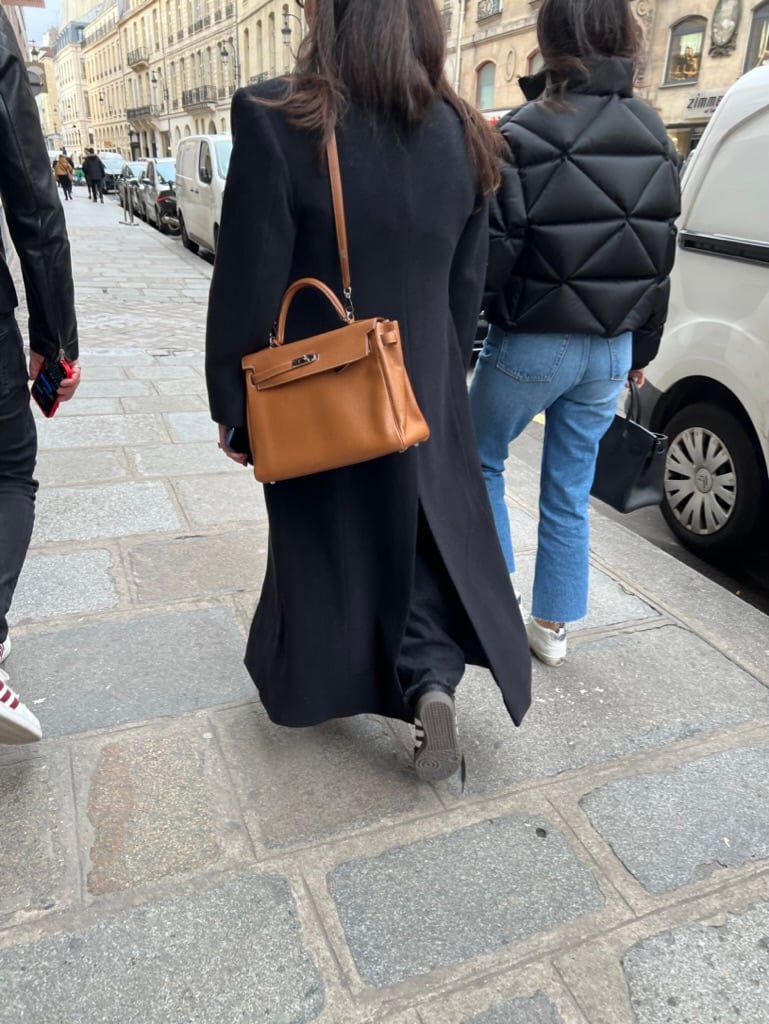 Hermès Handbag Street Style During PFW 2023 - PurseBop