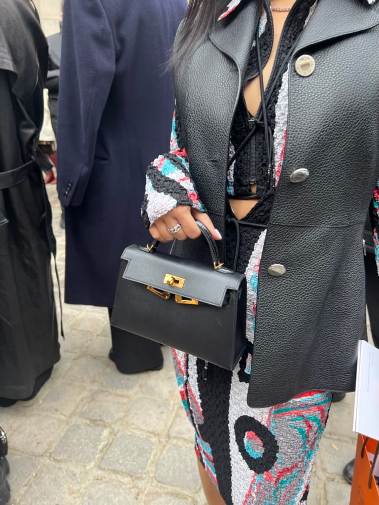 Hermès Handbag Street Style During PFW 2023 - PurseBop