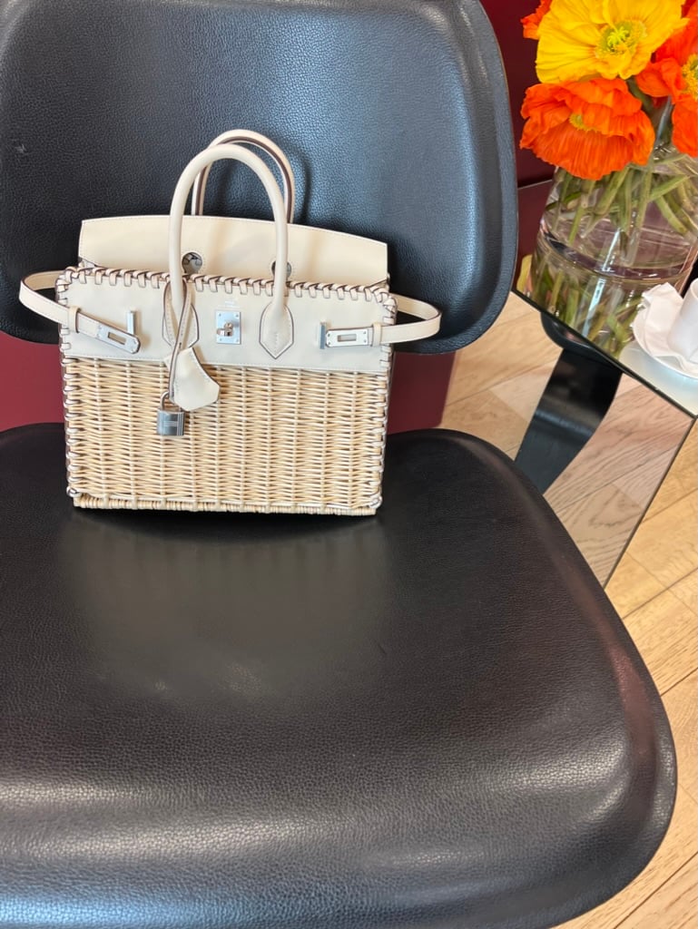 Hermes Birkin 25 Nata Ostrich Gold Hardware in 2023