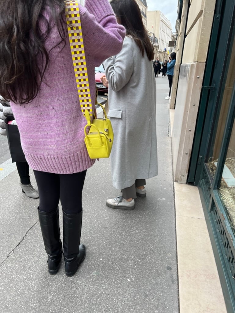 Hermès Handbag Street Style During PFW 2023 - PurseBop