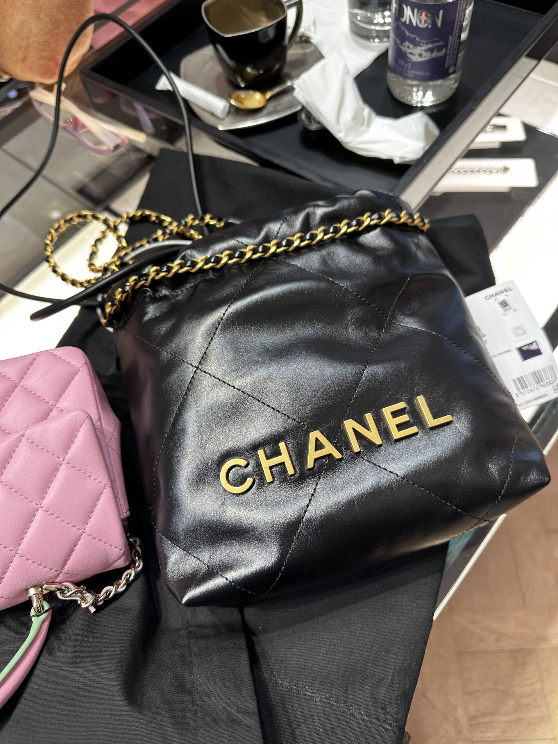 chanel 22 mini handbag | chanel 23s | chanel 23s bags | chanel spring summer 2023 | chanel 22 mini pearl | chanel 22 mini rose gold | chanel 22 mini black