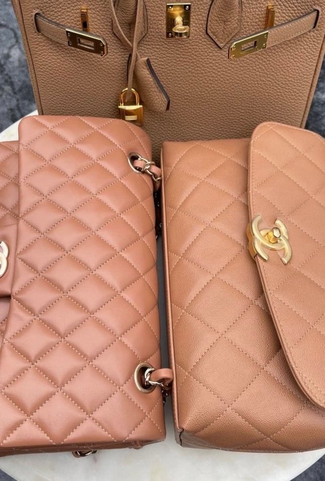 Chanel Strikes Gold: The Chanel 23P Caviar Classic Flap - PurseBop