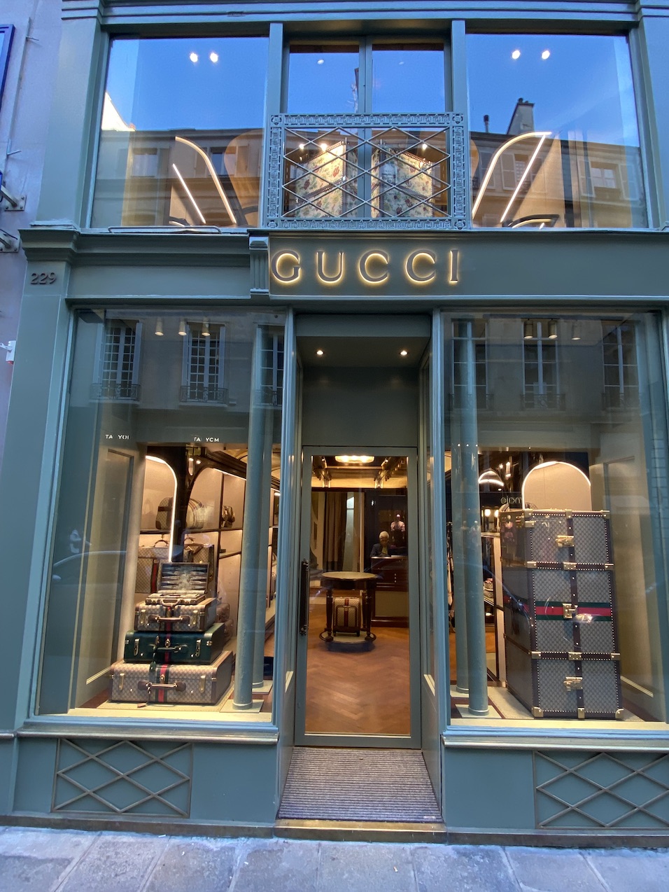 Gucci Opens Its First Luggage Focused Boutique in Paris
