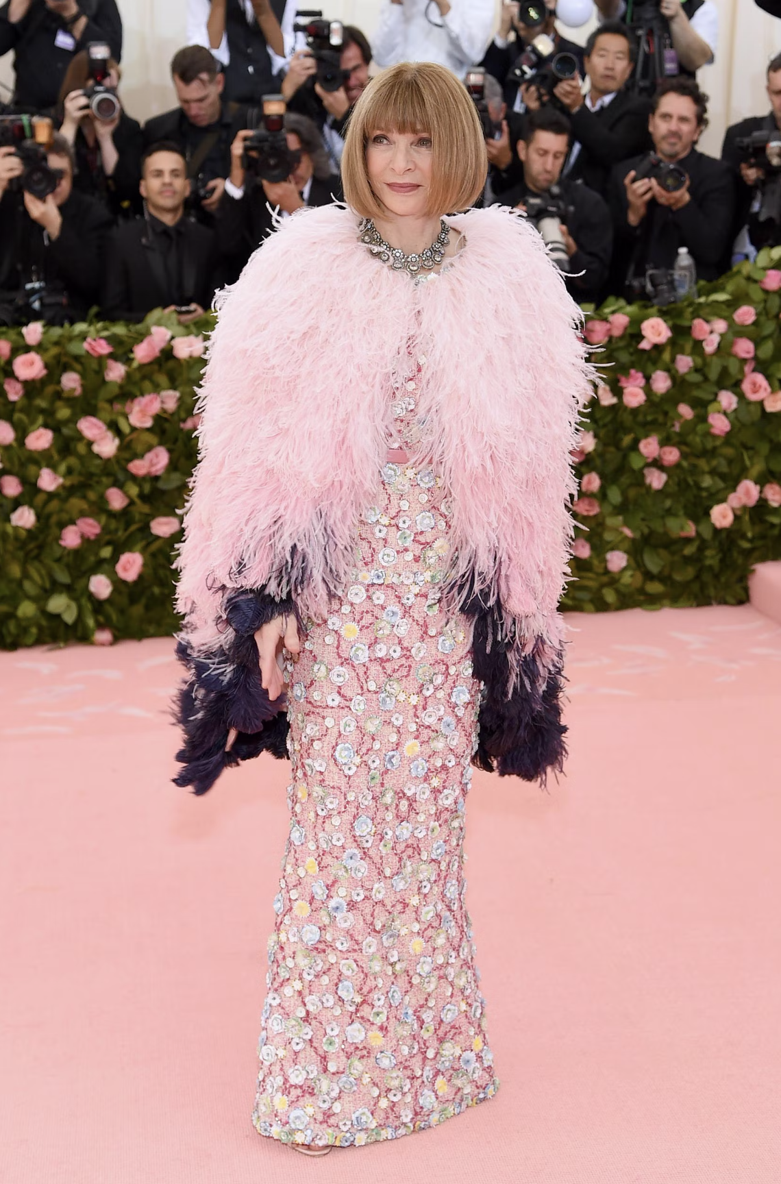 Feathers, flesh — and a high fashion catsuit at the Met Gala