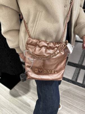 Chanel 22 Handbag Denim