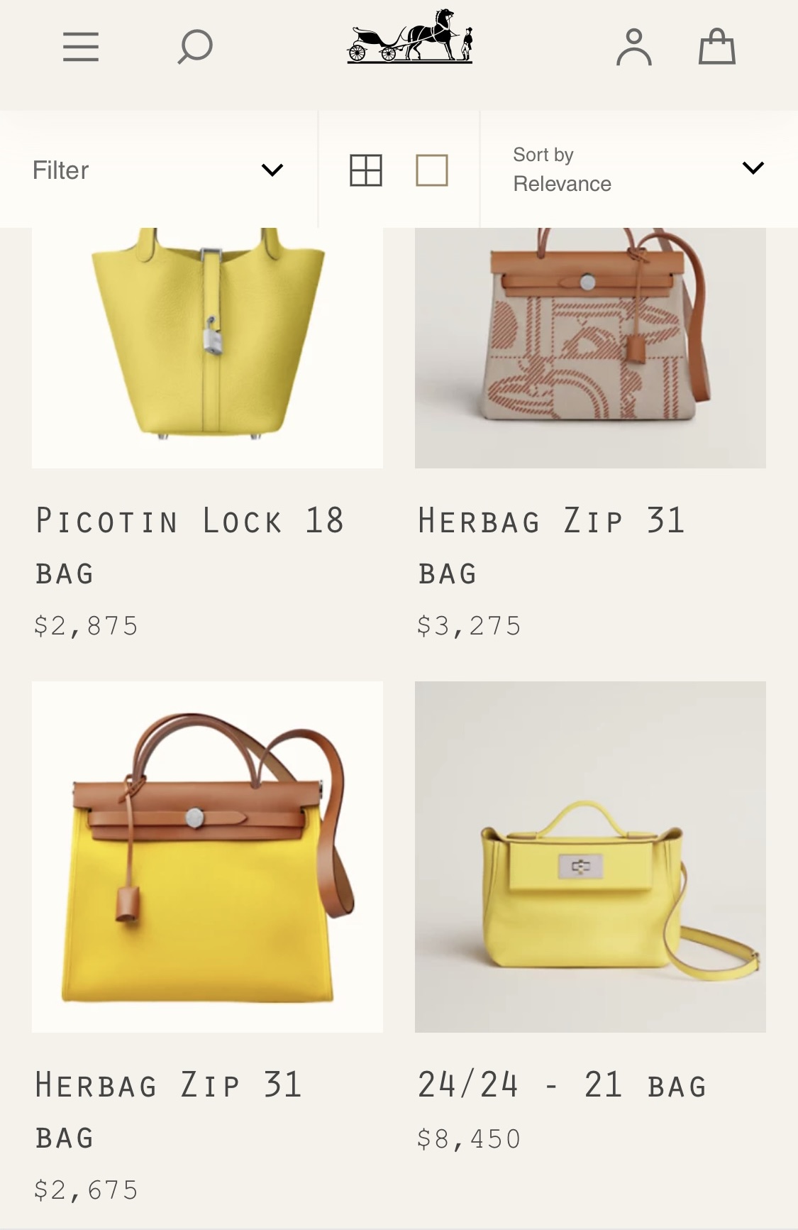 Can you buy Hermes bags online without dealing with an SA?