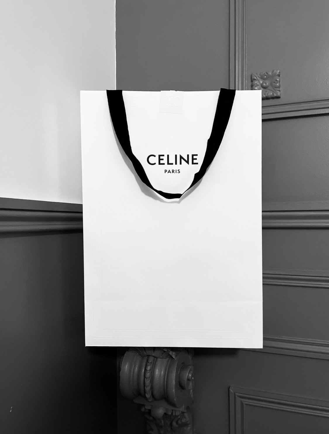 Shop CELINE Triomphe 2023 SS MINI TRIOMPHE in Shiny calfskin